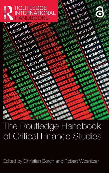 The Routledge Handbook of Critical Finance Studies