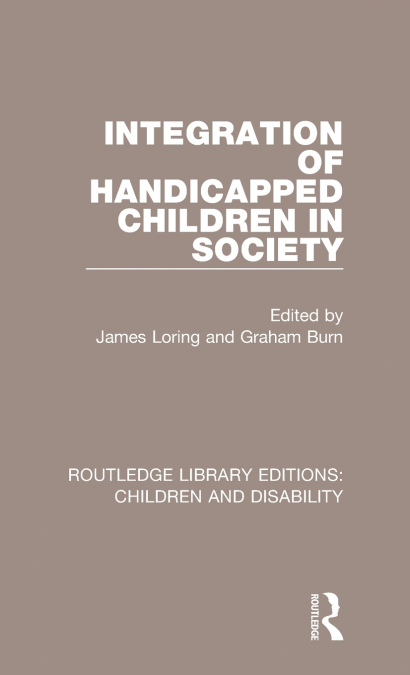 Integration of Handicapped Children in Society