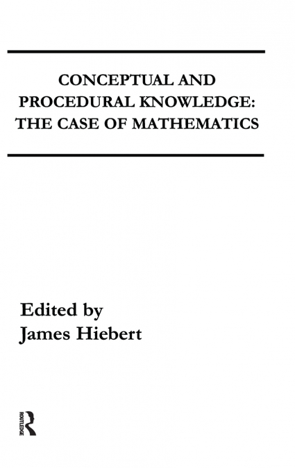 Conceptual and Procedural Knowledge
