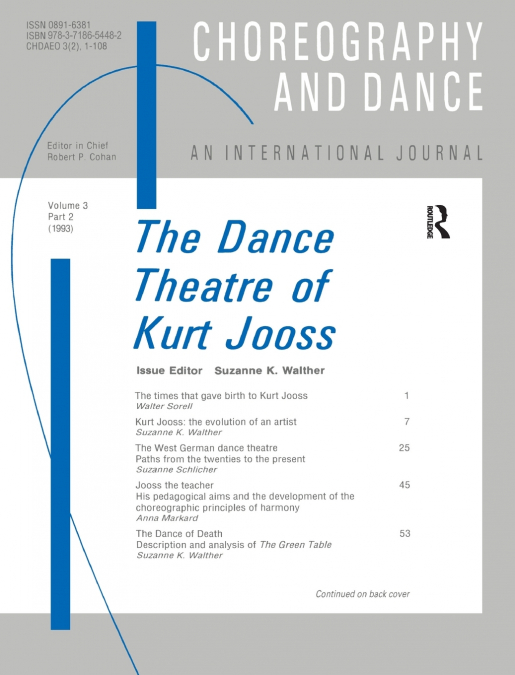 The Dance Theatre of Kurt Jooss
