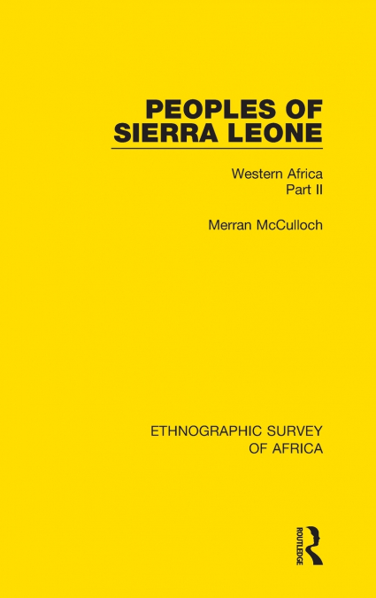 Peoples of Sierra Leone