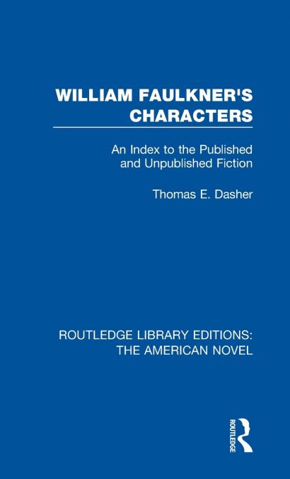 William Faulkner’s Characters