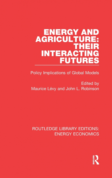 Energy and Agriculture