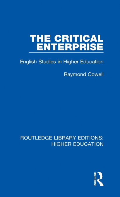 The Critical Enterprise