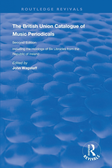 The British Union Catalogue of Music Periodicals