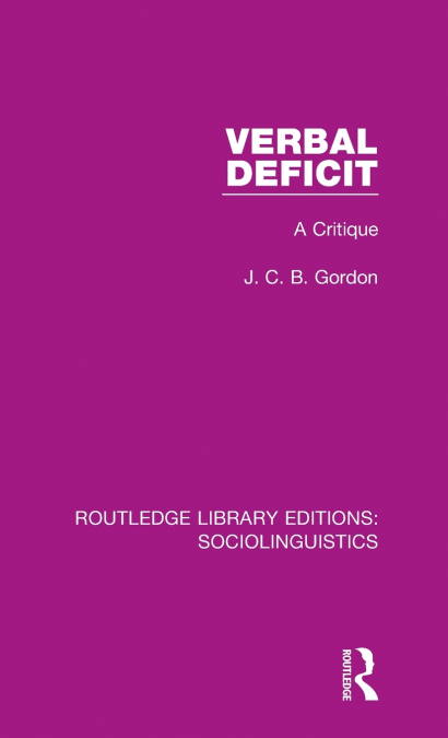 Verbal Deficit