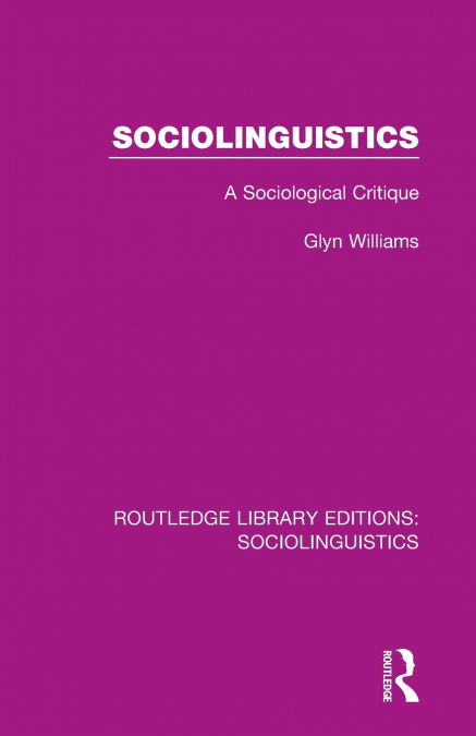 Sociolinguistics