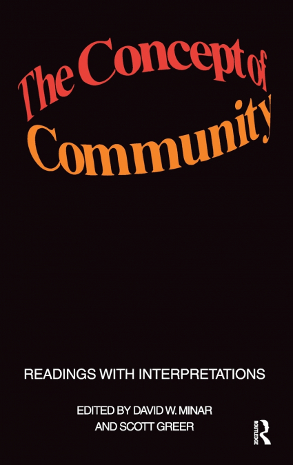 The Concept of Community