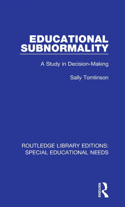 Educational Subnormality