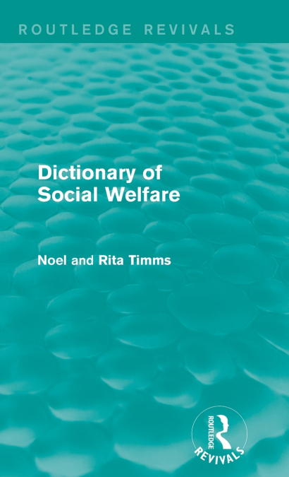 Dictionary of Social Welfare