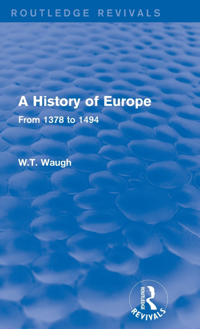 A History of Europe