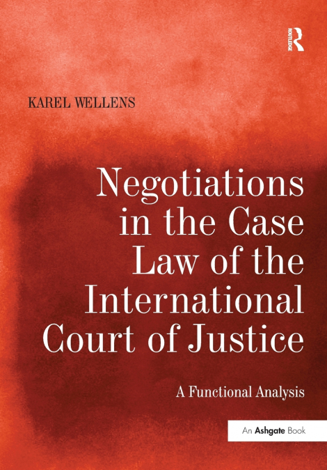 Negotiations in the Case Law of the International Court of Justice