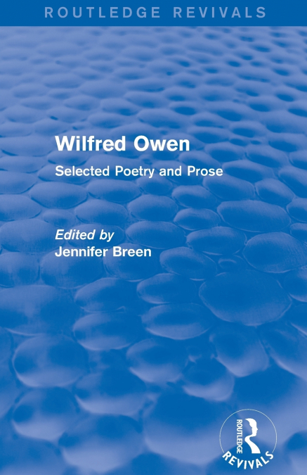 Wilfred Owen (Routledge Revivals)