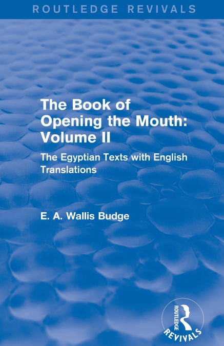 The Book of the Opening of the Mouth