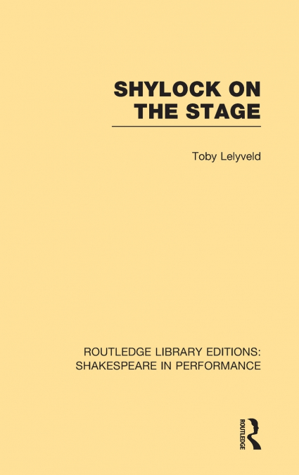 Shylock on the Stage