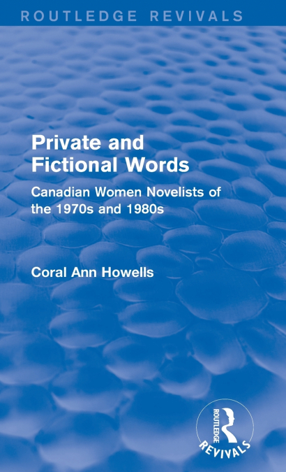 Private and Fictional Words (Routledge Revivals)