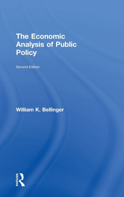 The Economic Analysis of Public Policy