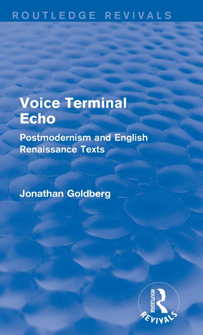 Voice Terminal Echo (Routledge Revivals)