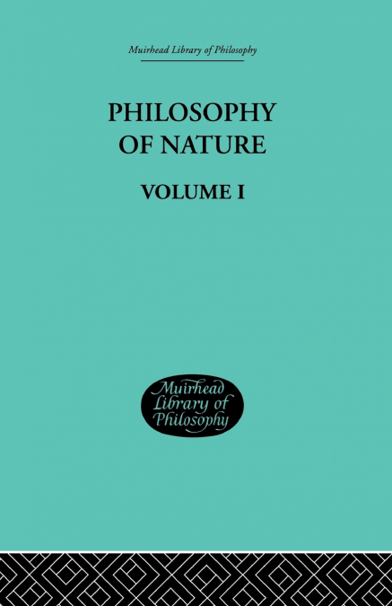Hegel’s Philosophy of Nature