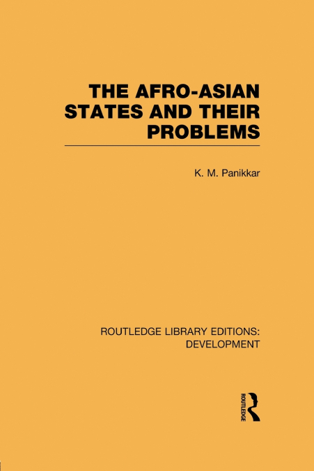 The Afro-Asian States and their Problems