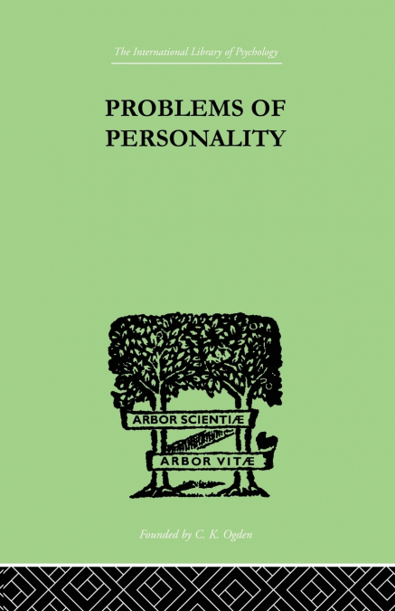 Problems of Personality