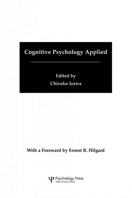 Cognitive Psychology Applied