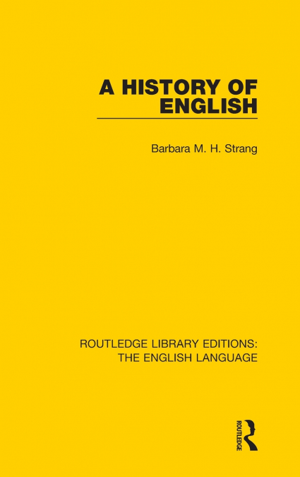 A History of English (RLE