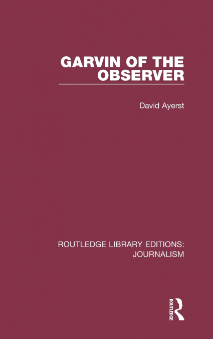 Garvin of the Observer