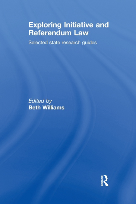 Exploring Initiative and Referendum Law