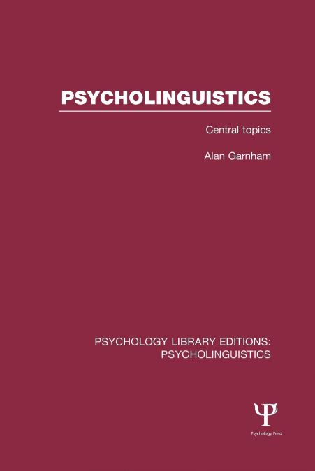 Psycholinguistics (PLE