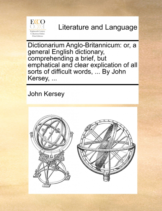 Dictionarium Anglo-Britannicum