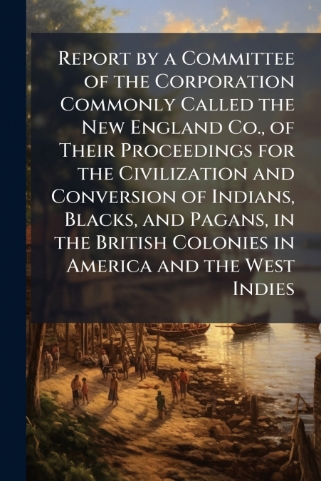 Report by a Committee of the Corporation Commonly Called the New England Co., of Their Proceedings for the Civilization and Conversion of Indians, Blacks, and Pagans, in the British Colonies in Americ