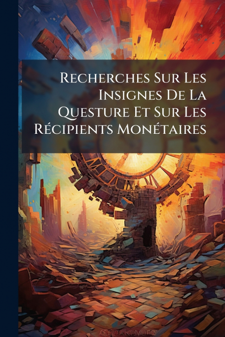 Recherches Sur Les Insignes De La Questure Et Sur Les Récipients Monétaires