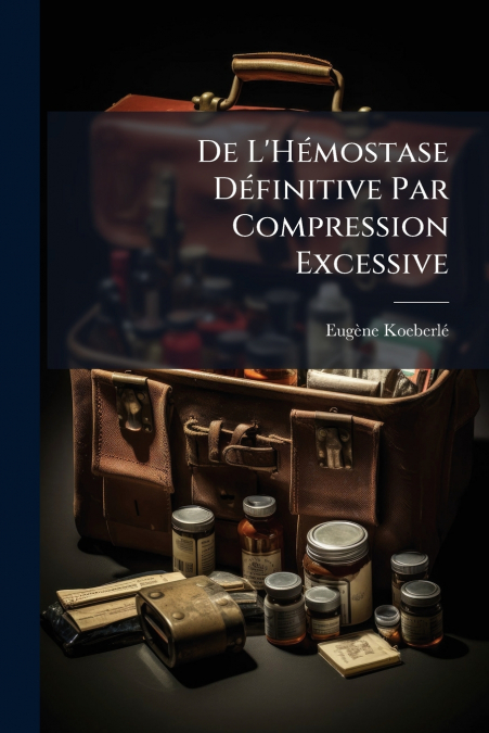 De L’Hémostase Définitive Par Compression Excessive