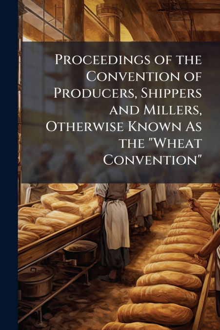 Proceedings of the Convention of Producers, Shippers and Millers, Otherwise Known As the 'Wheat Convention'