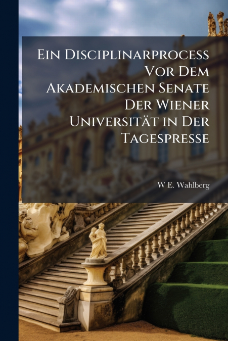 Ein Disciplinarprocess Vor Dem Akademischen Senate Der Wiener Universität in Der Tagespresse