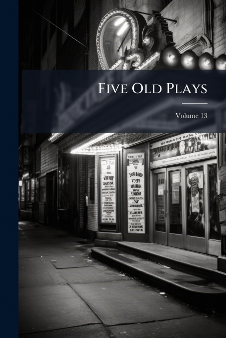 Five Old Plays