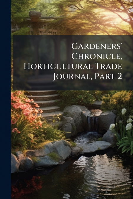 Gardeners’ Chronicle, Horticultural Trade Journal, Part 2