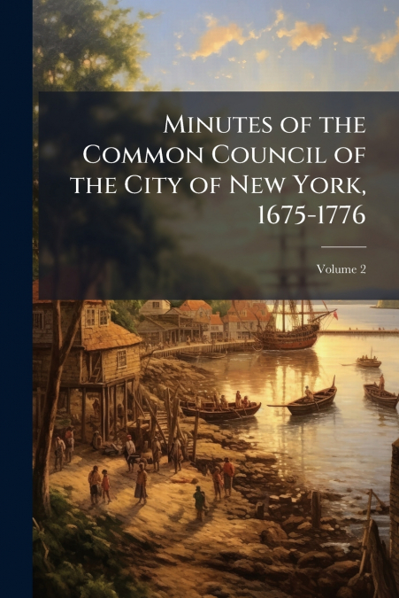Minutes of the Common Council of the City of New York, 1675-1776; Volume 2
