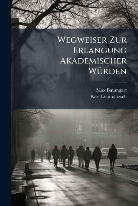 Wegweiser Zur Erlangung Akademischer Würden