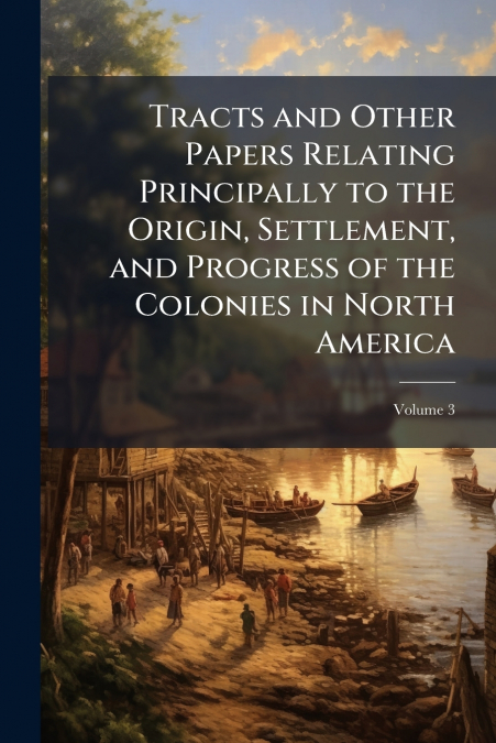 Tracts and Other Papers Relating Principally to the Origin, Settlement, and Progress of the Colonies in North America