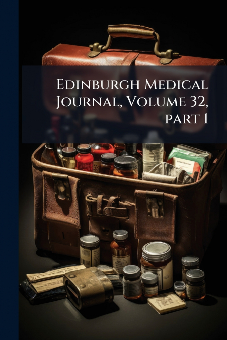 Edinburgh Medical Journal, Volume 32, part 1