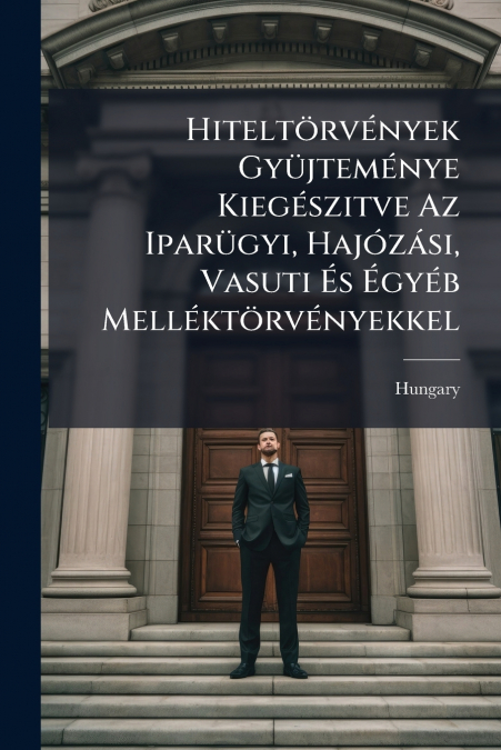 Hiteltörvények Gyüjteménye Kiegészitve Az Iparügyi, Hajózási, Vasuti És Égyéb Melléktörvényekkel