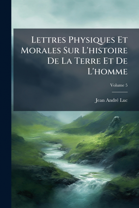 Lettres Physiques Et Morales Sur L’histoire De La Terre Et De L’homme