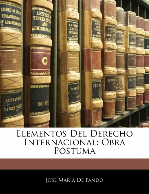 Elementos Del Derecho Internacional