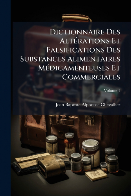 Dictionnaire Des Altérations Et Falsifications Des Substances Alimentaires Médicamenteuses Et Commerciales