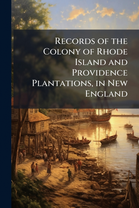 Records of the Colony of Rhode Island and Providence Plantations, in New England