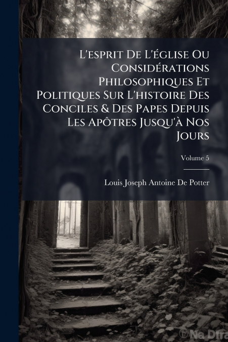 L’esprit De L’église Ou Considérations Philosophiques Et Politiques Sur L’histoire Des Conciles & Des Papes Depuis Les Apôtres Jusqu’à Nos Jours; Volume 5