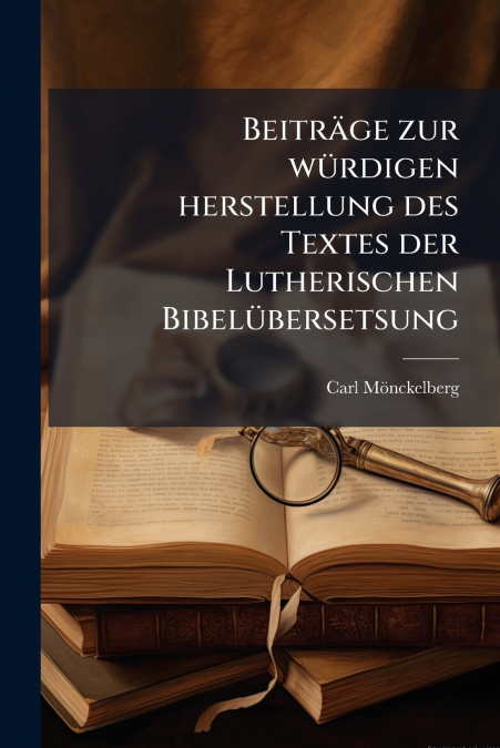 Beiträge zur würdigen herstellung des Textes der Lutherischen Bibelübersetsung