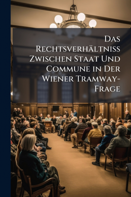 Das Rechtsverhältniss Zwischen Staat Und Commune in Der Wiener Tramway-Frage